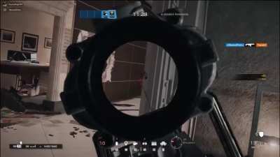 My brother and I playing terrorist hunt realistic in Rainbow 6 Siege