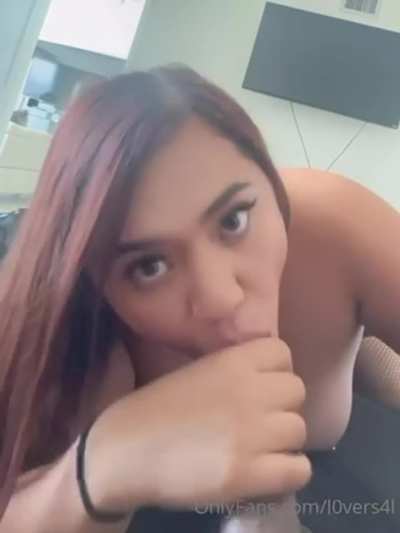 Aggressive blowjob