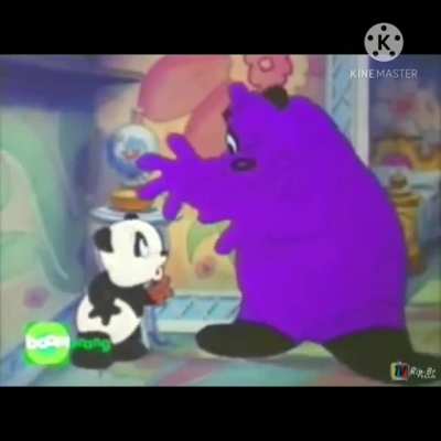 Papai Panda &eacute; o homem roxo!!!