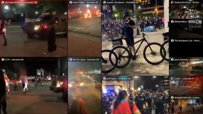 "This is a full on actual riot." Kenosha, Wisconsin.