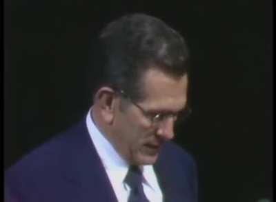 October 2, 1976. Boyd K Packer gives a talk at General Conference which later becomes the pamphlet "To Young Men Only" given to young men up to 2016. Please listen and hear as an apostle of the Lord calls gay and transgender people "perverted" while the c