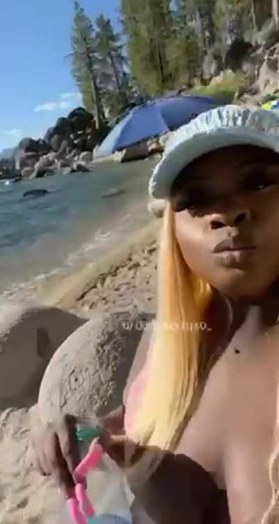 I was the only black girl at this nude beach