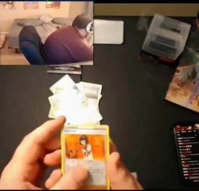 twitch streamer bends Pok&eacute;mon card pack ends up pulling an ultra rare card worth $300-$1500 in mint condition