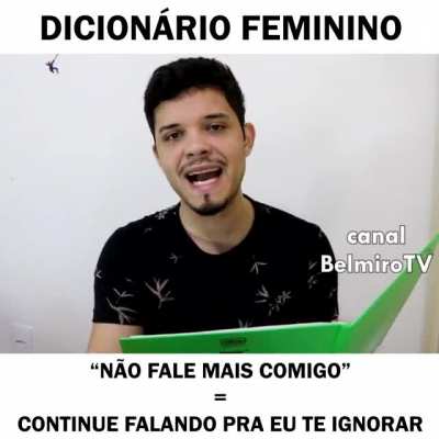 N&atilde;o sou machista nem preconceituoso Isso se chama com&eacute;dia