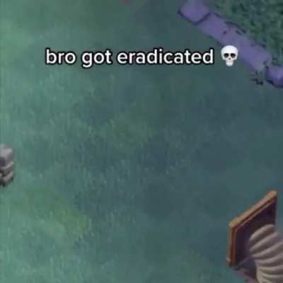 My man got erased from existence