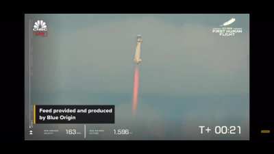 Live Look: Jeff Bezos &amp;amp; Blue Origin&rsquo;s first human flight!
