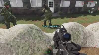 So this is something called a stun grenade (from Soviet Womble)