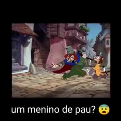 Um menino de pau?
