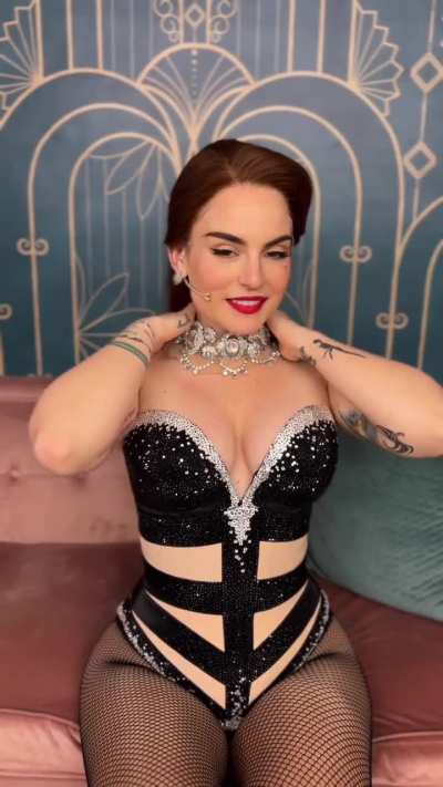Backstage as &ldquo;Satine&rdquo; for Moulin Rouge! The Musical | TikTok July 2024