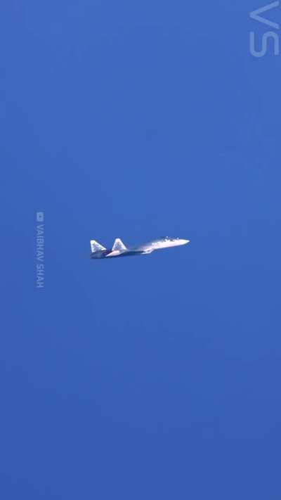 For the first time ever, the Su-57 Felon and F-35 Lightning II shared the same skies &mdash; and it happened at Aero India 2025! Watch the full video, link below!