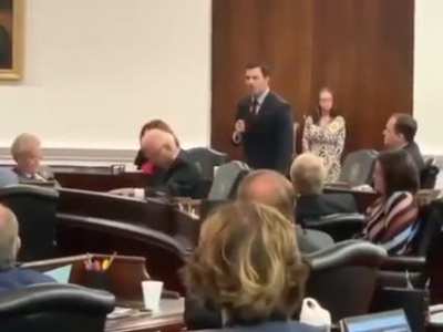 State Senator calls out corruption on senate floor, gets told 