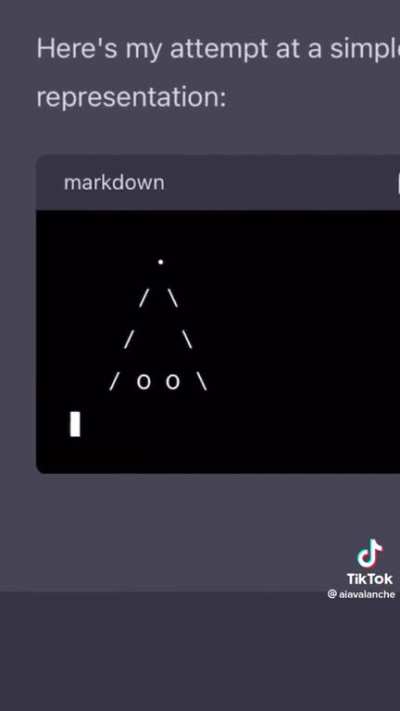 ChatGPT text art
