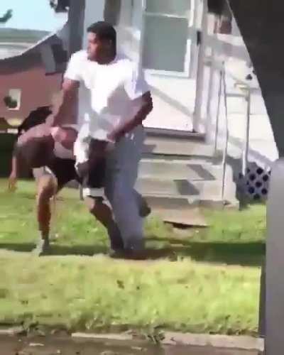 Man knocks out his stepfather for hitting his mother.