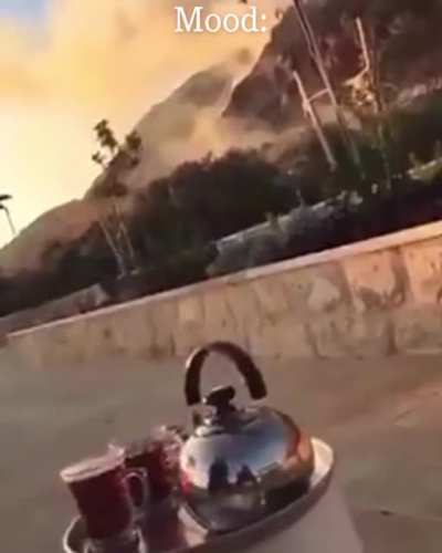 I guess he's not in a good mood