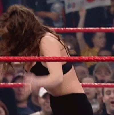 Stephanie losing her blouse