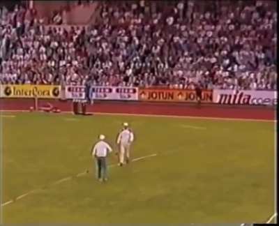 Standing in the field during a javelin throw WCGW
