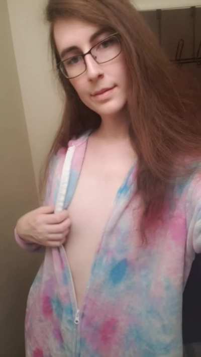 underneath my onesie...