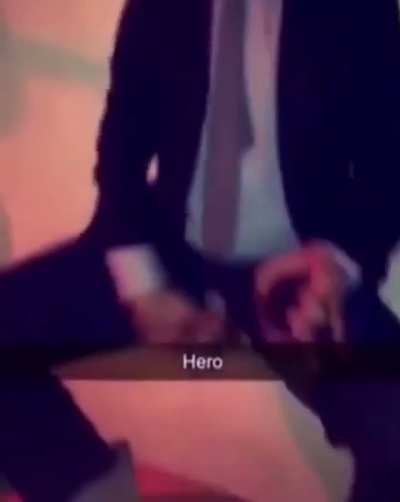 He's a good dancer.