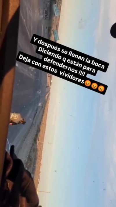 Sindicalistas frenaron y apretaron a un camionero por no "acatar" el paro. "Hace 3 semanas no veo a mi familia, quiero llegar a m&iacute; casa" "No flaco, si te moves te rompo todo el cami&oacute;n"