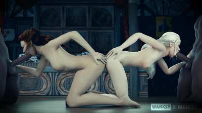 Margaery & Daenerys (Wanksy) [Game of Thrones]