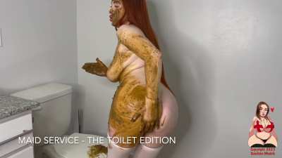 GingerCris - Maid Service - The Toilet Edition 1080p/60fps 45m08s 🚽🍑💩👩🏻<wbr>‍🦰
