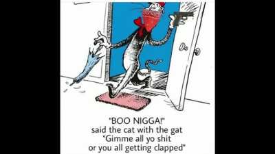 The cat with the gat