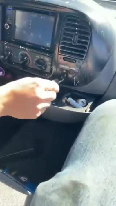 Dissed his truck