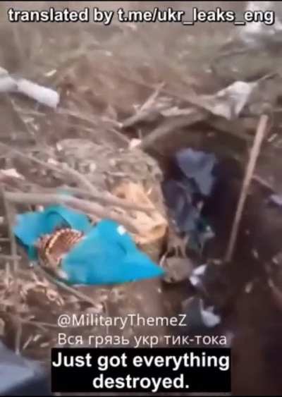 RU POV: "They hit us with everything they got": An AFU soldier shows the destruction of his units positions, Avdiivka 