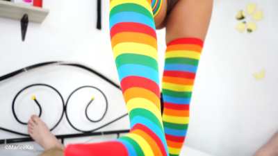 Anyone have a knee high sock fetish?