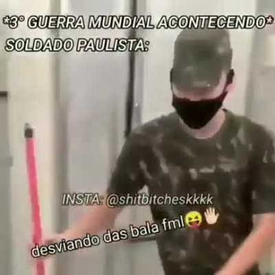 Ironia pq eu sou paulista e mando magr&atilde;o no meio da rua '-'