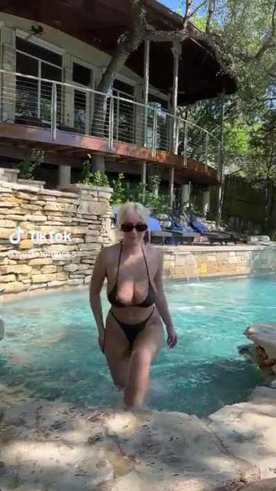 Bouncing Out Of The Pool