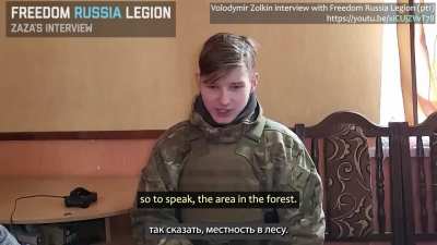 Freedom Russia Legion's "Zaza" tells Zolkin how he fed a mole on his way to Ukraine. You can tell his character by how he treats even the animals of this earth, he would do well for the future of Russia.