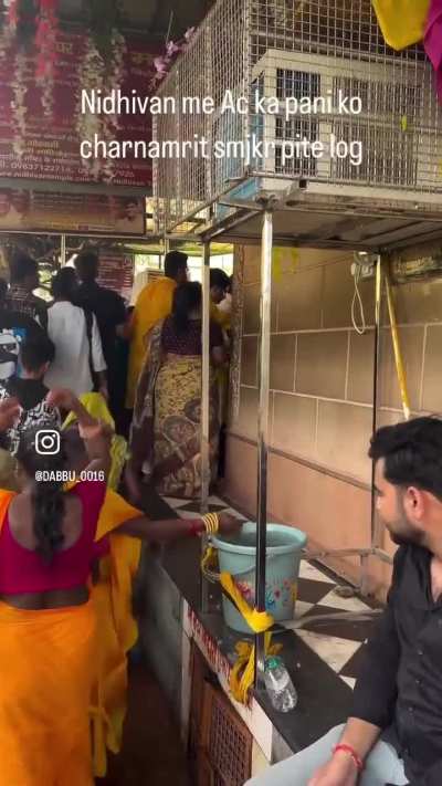 Air Conditioner&rsquo;s waste water as Panchamrat