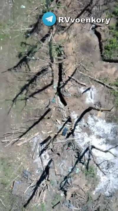 Russian drone using homade bombs made out of energy drink cans.