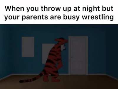 They&rsquo;re always wrestling at night