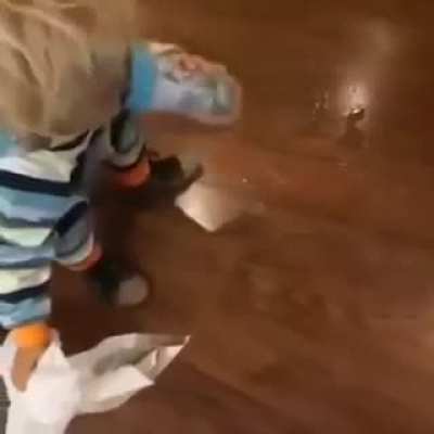 Pouring some drinks