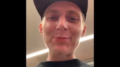 Suburban white boy has a message