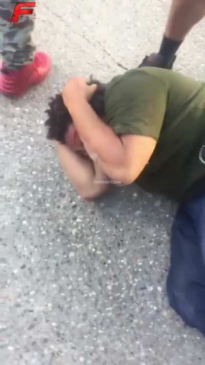 Brothers beat the daylights out of the their sisters boyfriend for putting hands on her.