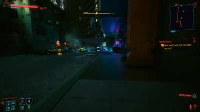 The bugs go woosh