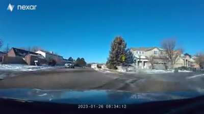 Tried to cut me off and instantly regretted it.