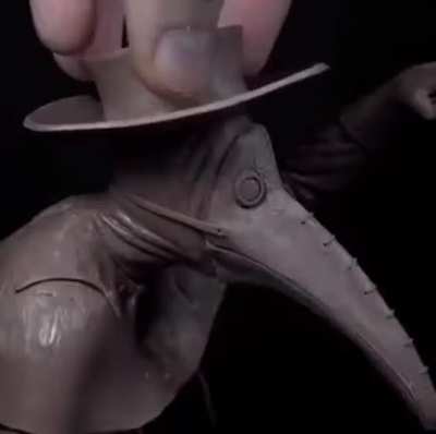 A 17th Century Plague Doctor.