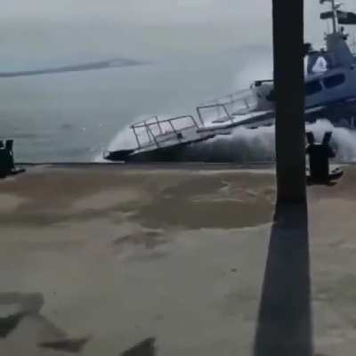 Parking a boat