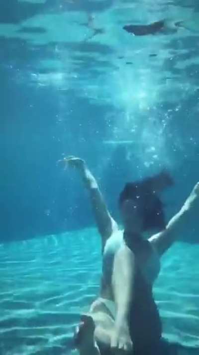 Devin "Big Titties" Brugman in the Water