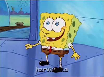 Spongebob's little mishap with the whirlybird