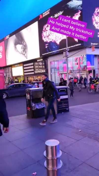 Dude in the correct place