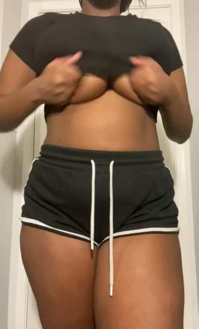 I wonder if black makes my boobs look smaller&hellip;