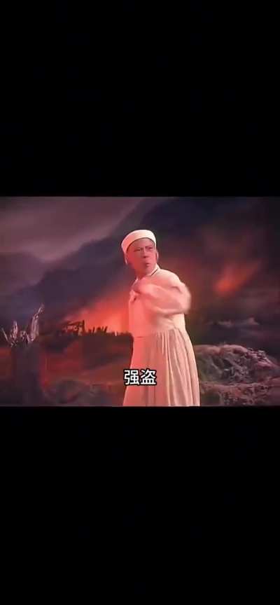 原来以前样板戏里的美国人也说要给中国人带来和平、民主、自由和幸福