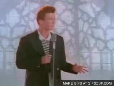 Today is the big day. Rick Astley's "Never Gonna Give You Up" hit one billion views. Congratulations from r/memes!