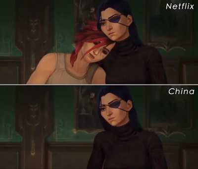 China censurou Arcane para remover namoro l&eacute;sbico 😮 Intankavel