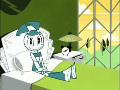 A gif I made of Jenny waiting